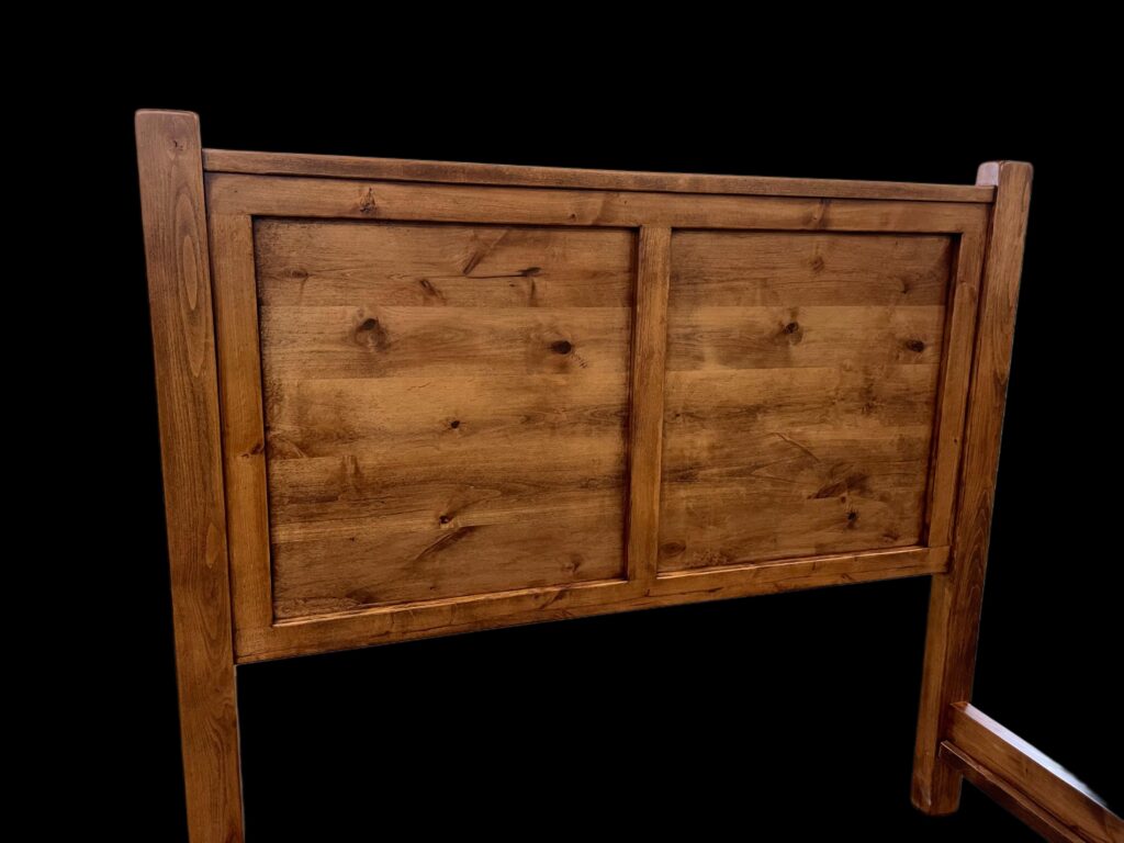 alpine collection queen bed - almond