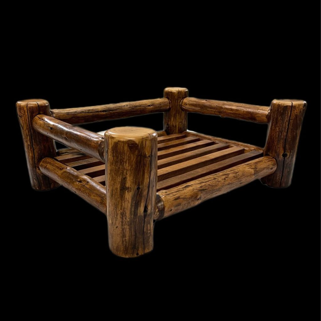 Small Pine Dog Bed - Almond