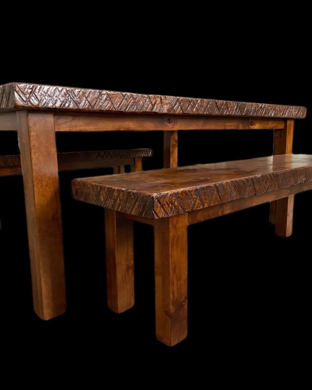 Alder Chainsaw Dbl Bench