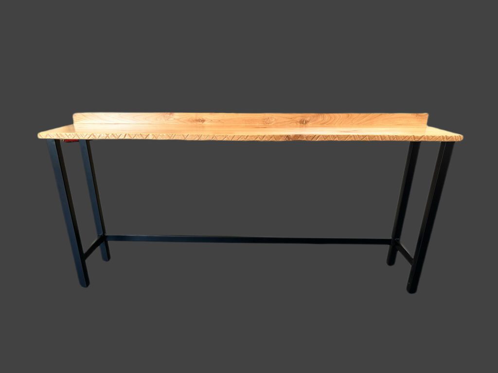 Bar Top, Alder, Chainsaw Edge