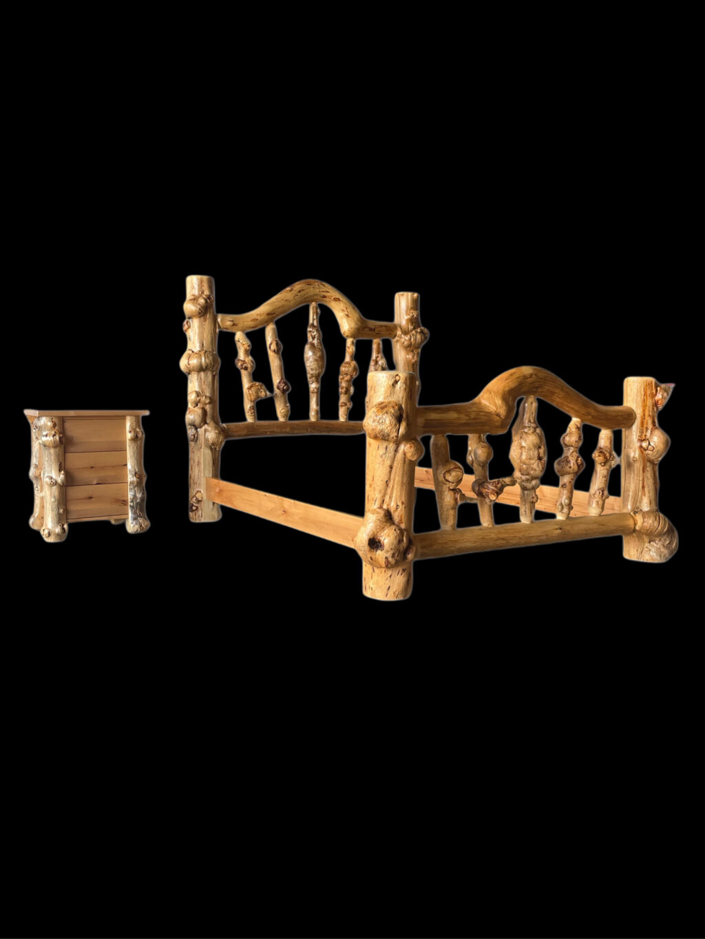 Burl Queen - Natural - Nightstand