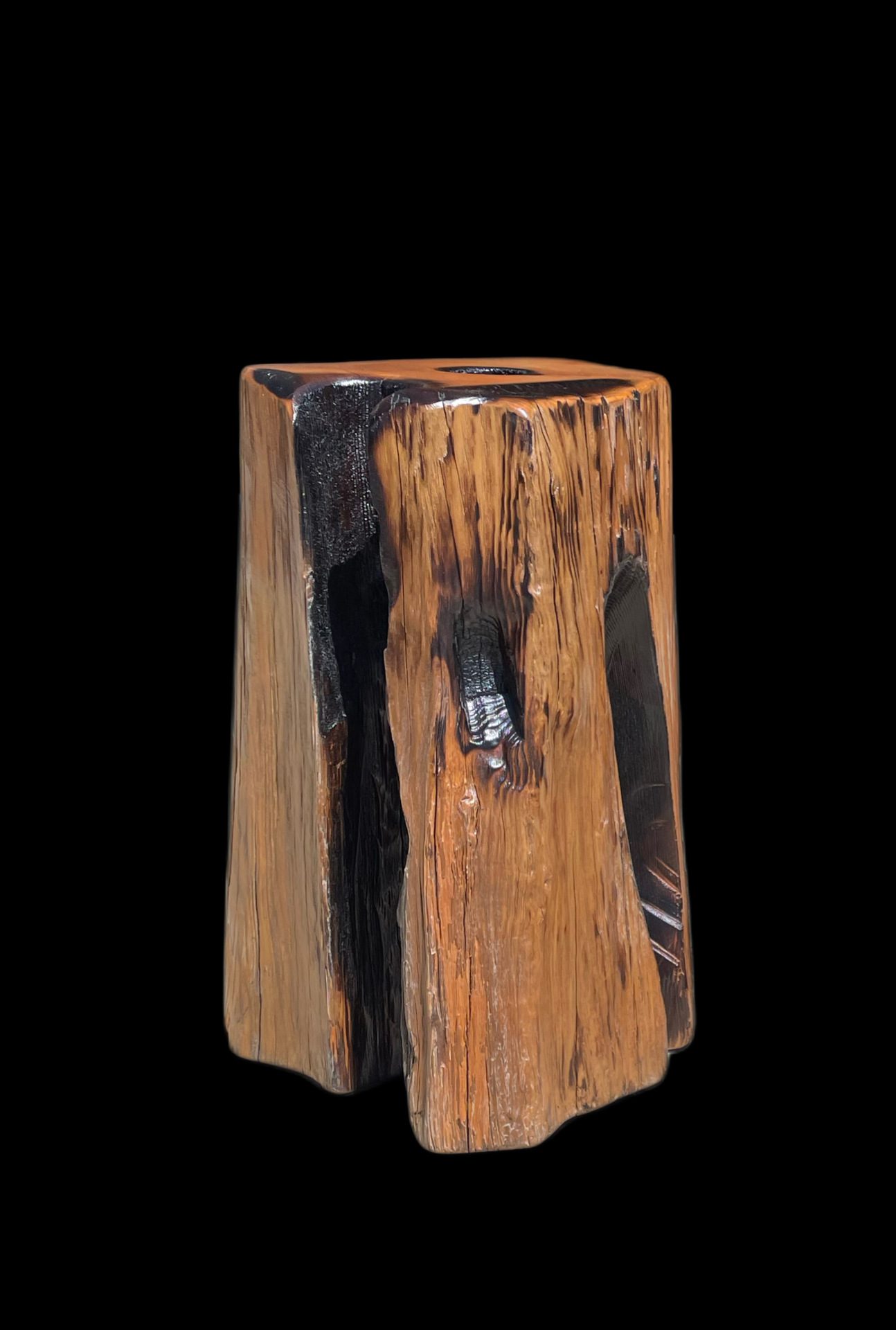 Burnt Stump End Table