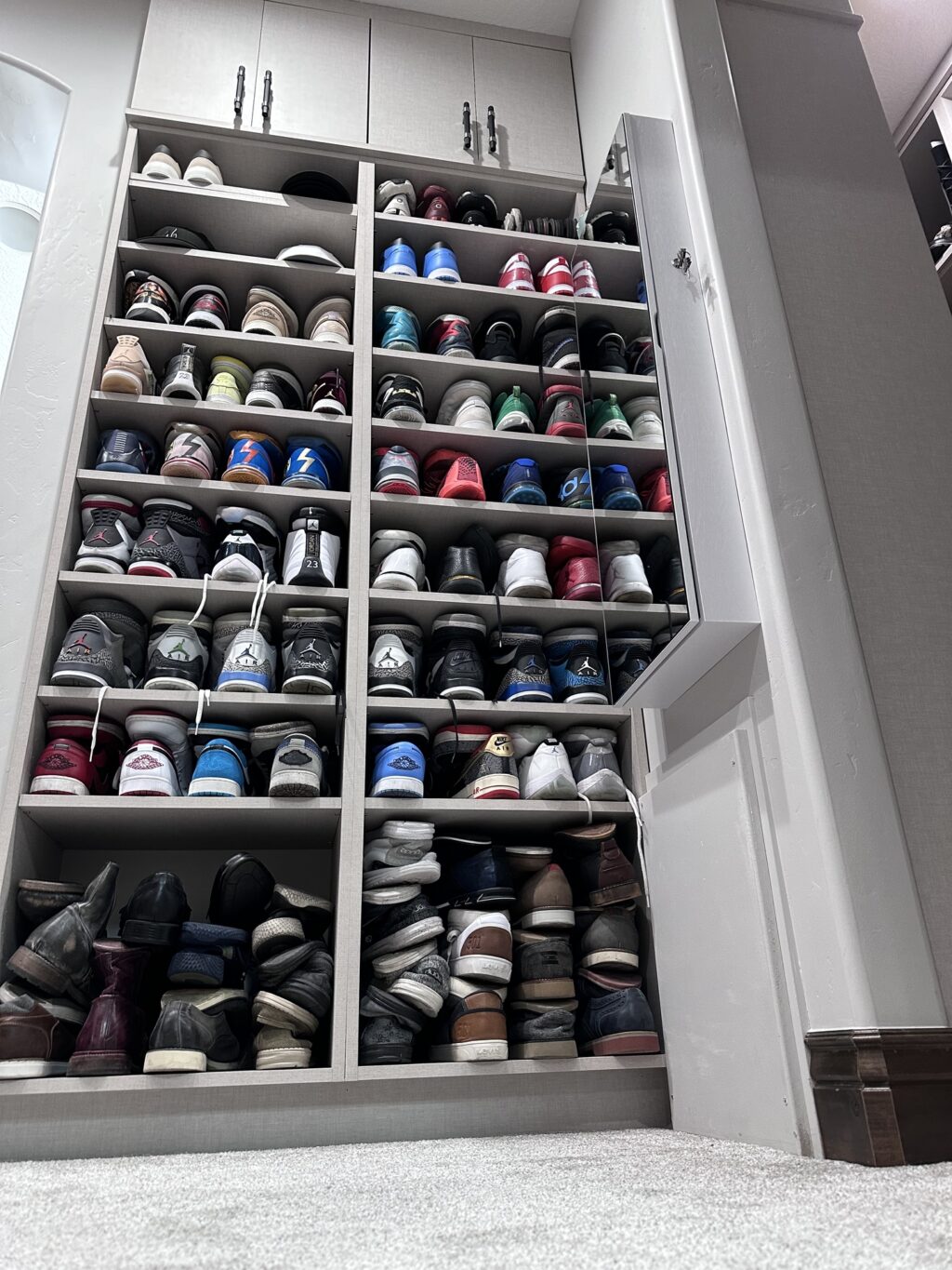 Complete Custom Closet done in Sheer Linen Melamine(2)