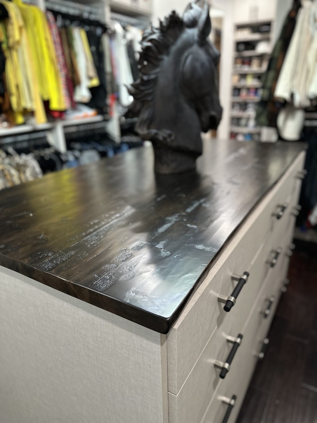 Complete Custom Closet done in Sheer Linen Melamine(2)