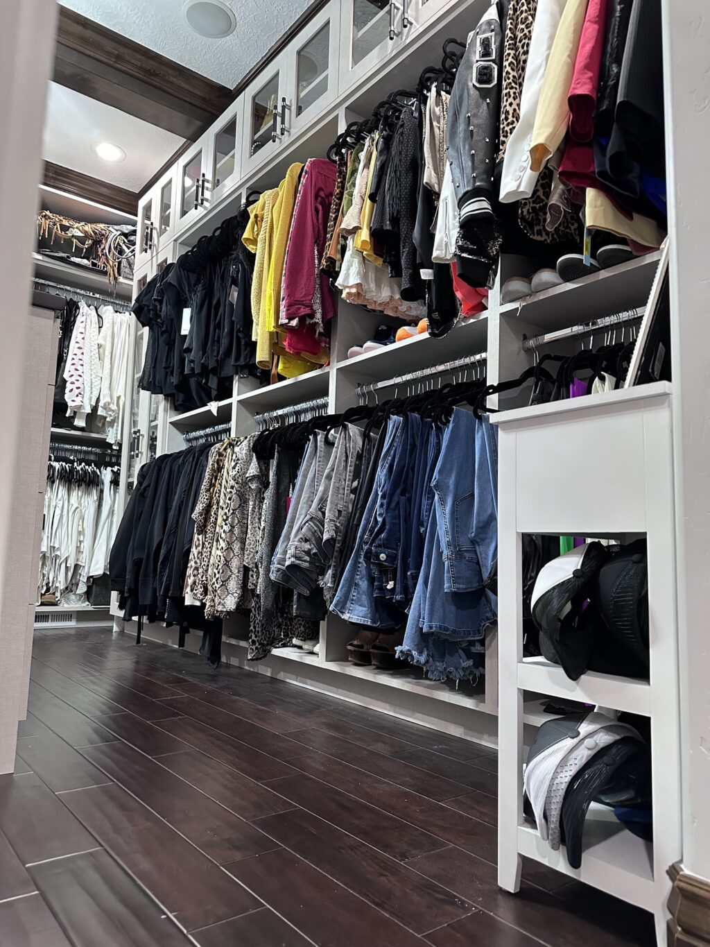 Complete Custom Closet done in Sheer Linen Melamine(2)