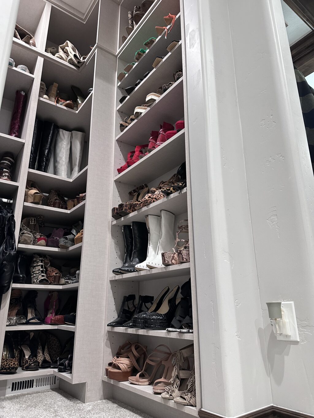 Complete Custom Closet done in Sheer Linen Melamine(2)