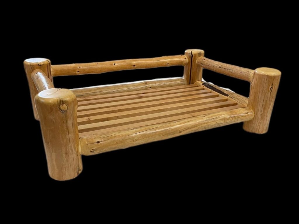 Large Pine Dog Bed - Natural