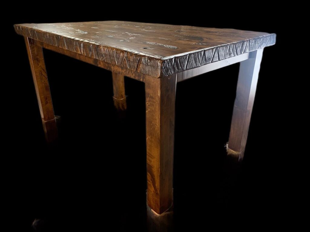 Rectangle Table Chainsaw Planned - Walnut