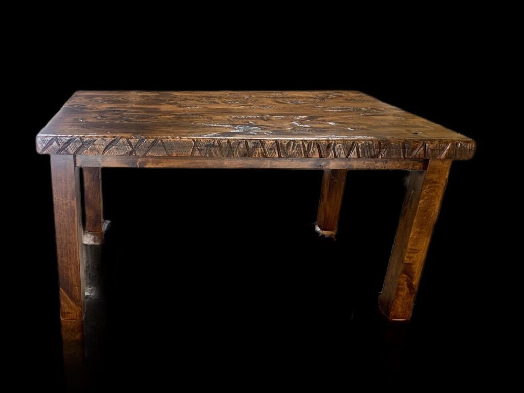 Rectangle Table Chainsaw Planned - Walnut